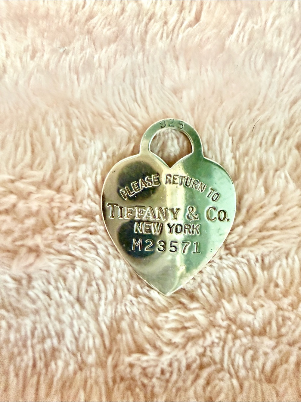 Tiffany & Co. Silver Large Heart Tag with Signature Blue Pouch - Picture 4 of 7